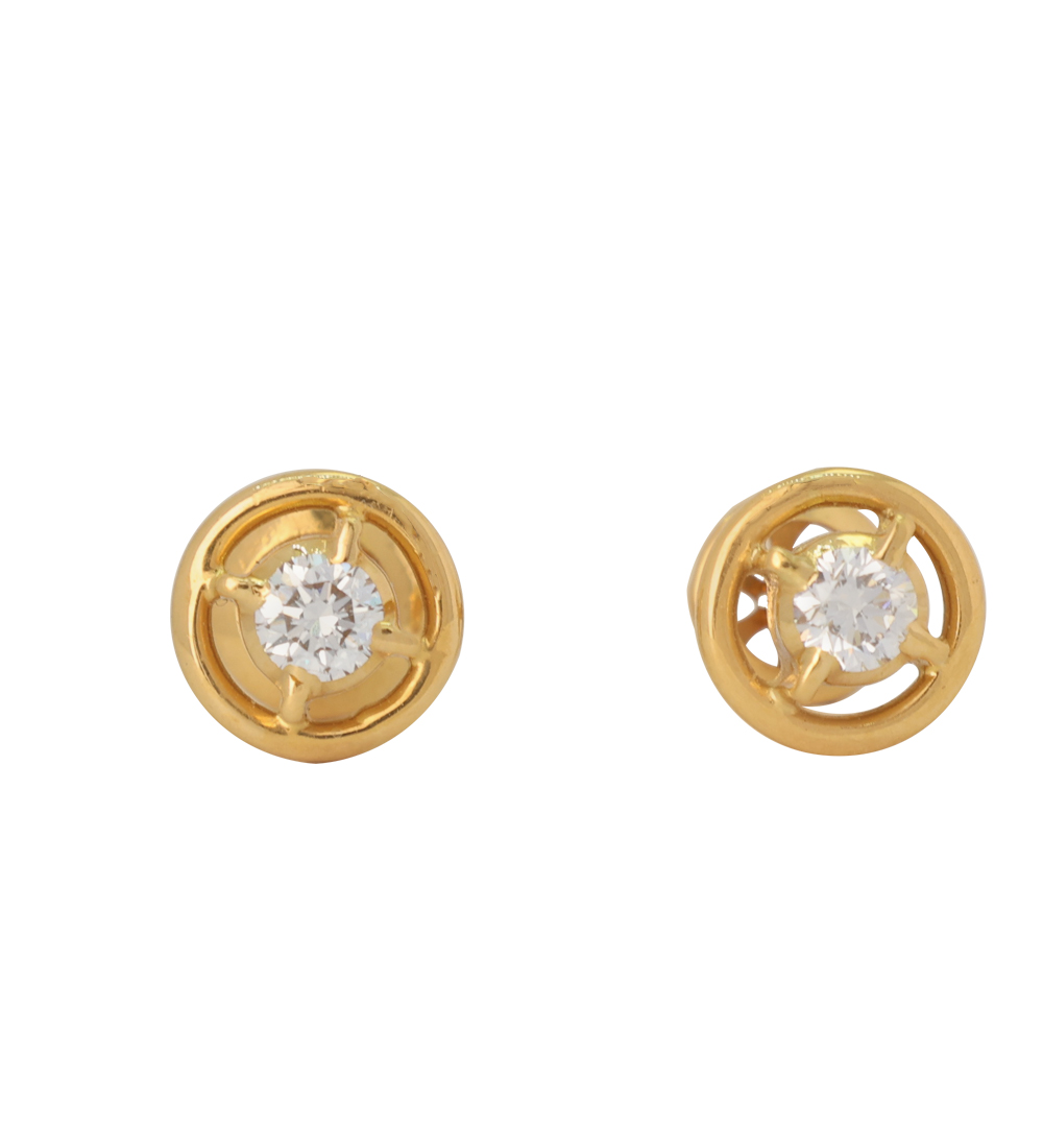 Classic Solitaire Glow Diamond Earrings