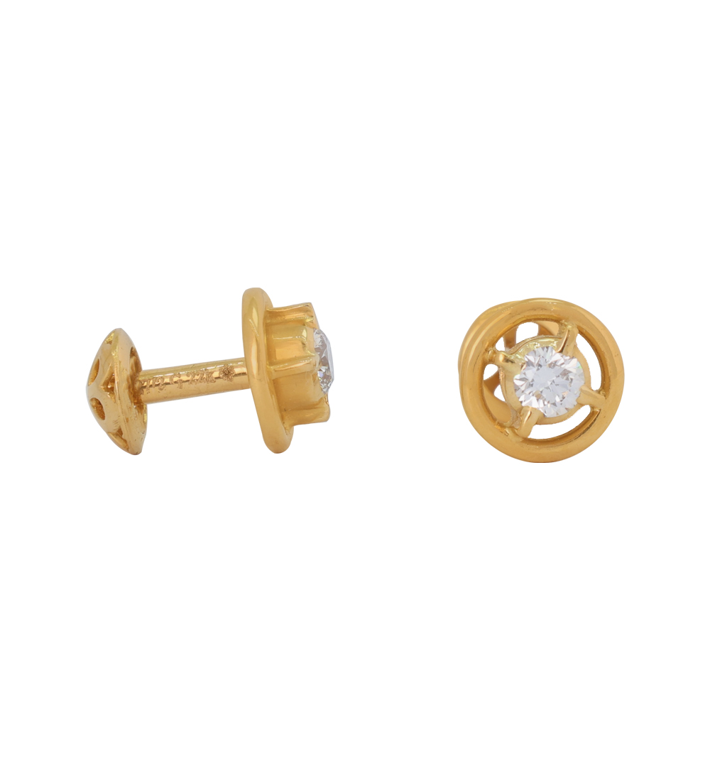 Classic Solitaire Glow Diamond Earrings