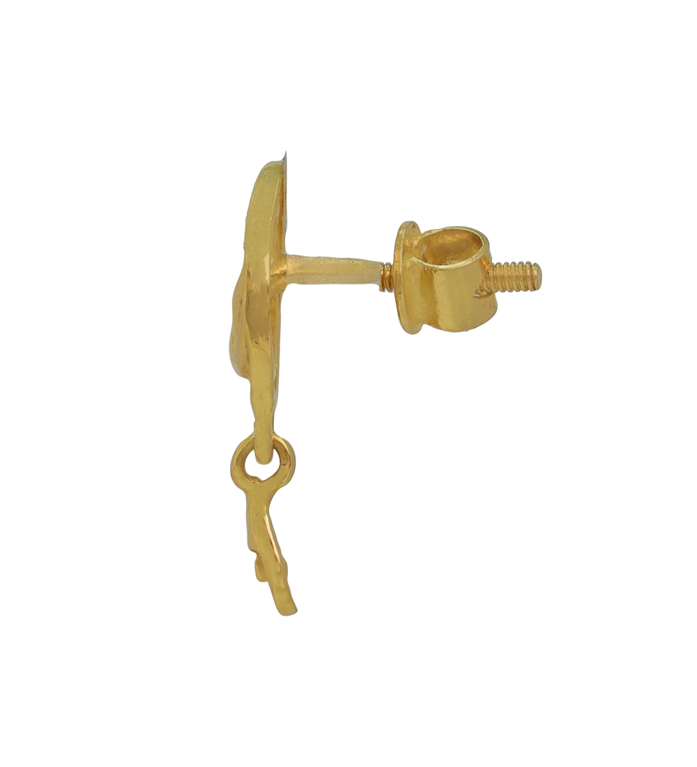 Elegant 22K Daily Wear Gold Earrings