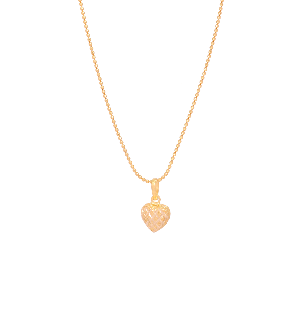 Golden Heart Pendant (Pendent Only)