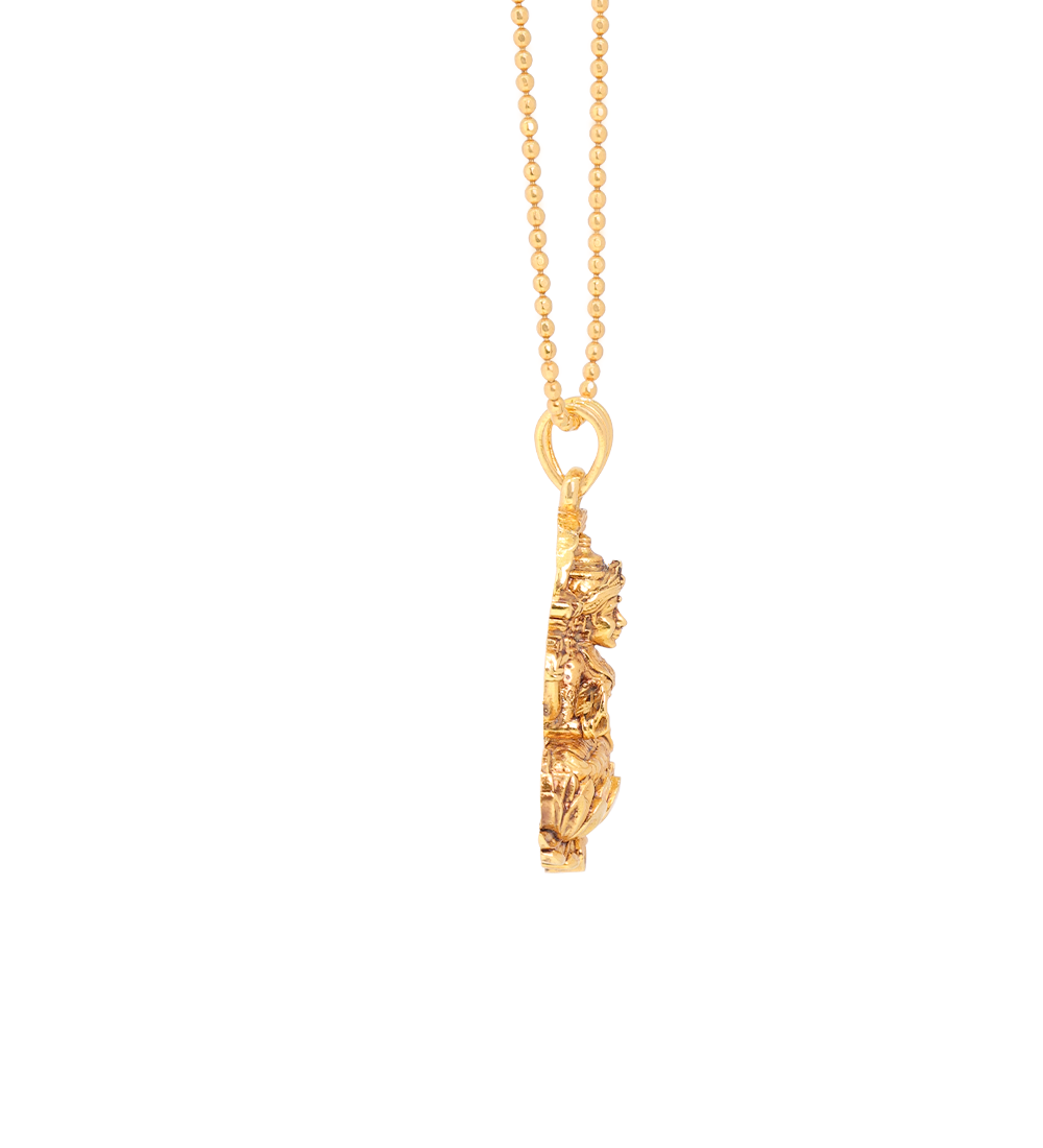Antique Lakshmi Gold Pendant (Pendent Only)