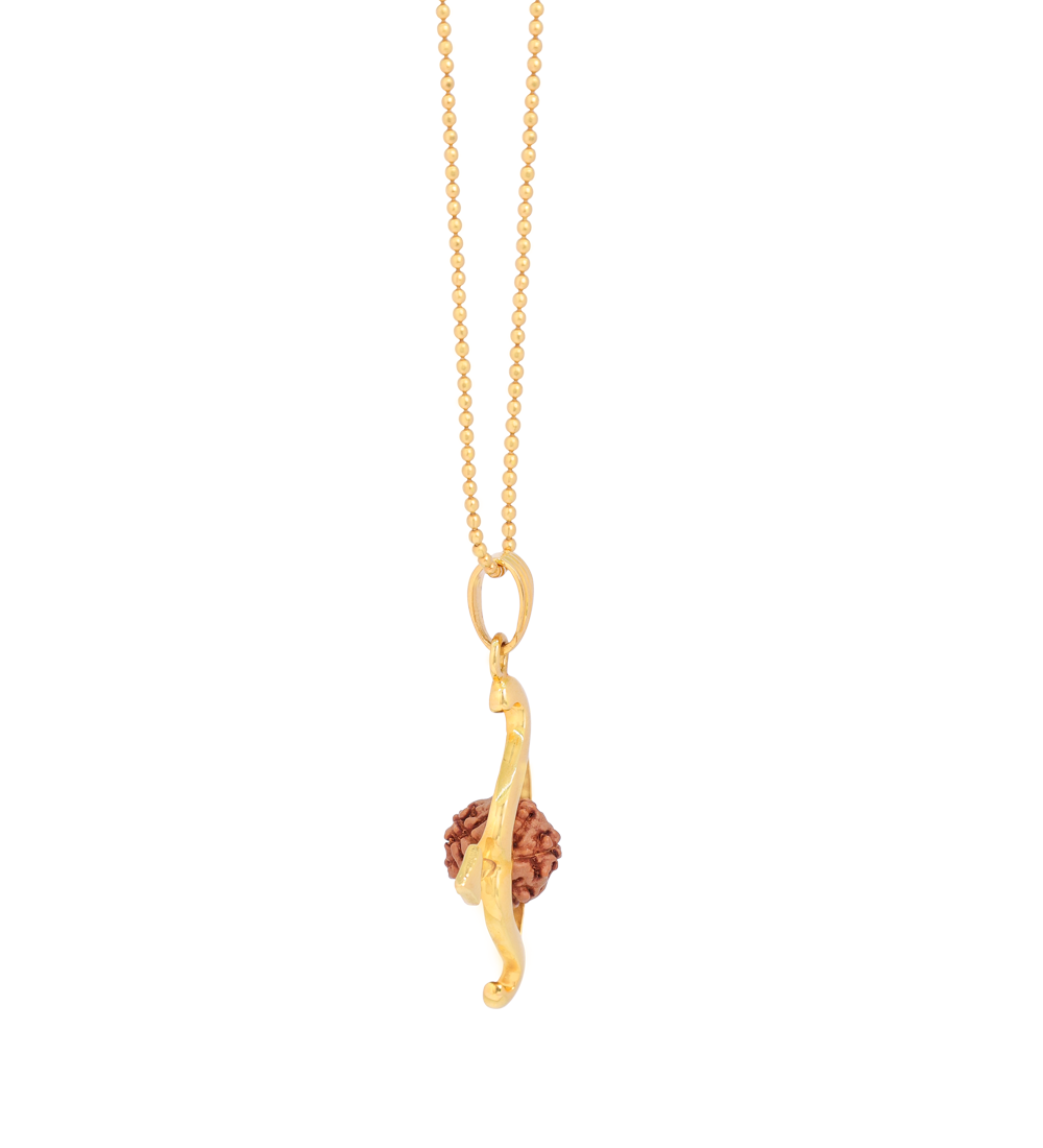 Divine Rudraksha Gold Pendant (Pendent Only)