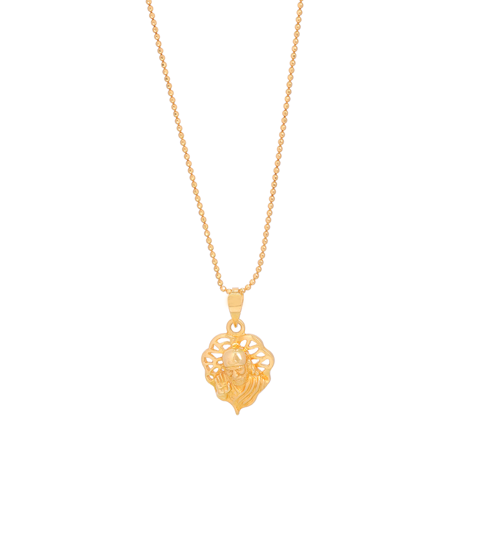 Divine Sai Baba Gold Pendant (Pendent Only)