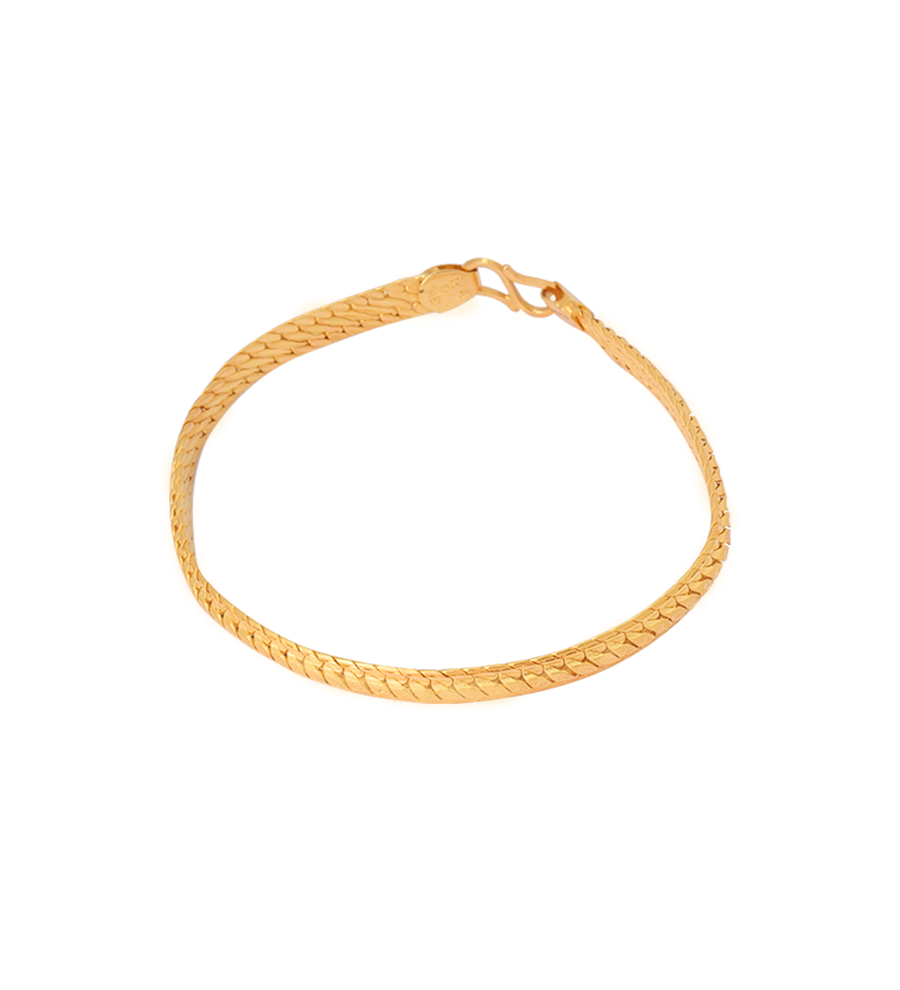 Men’s Fancy 22K Gold Bracelet