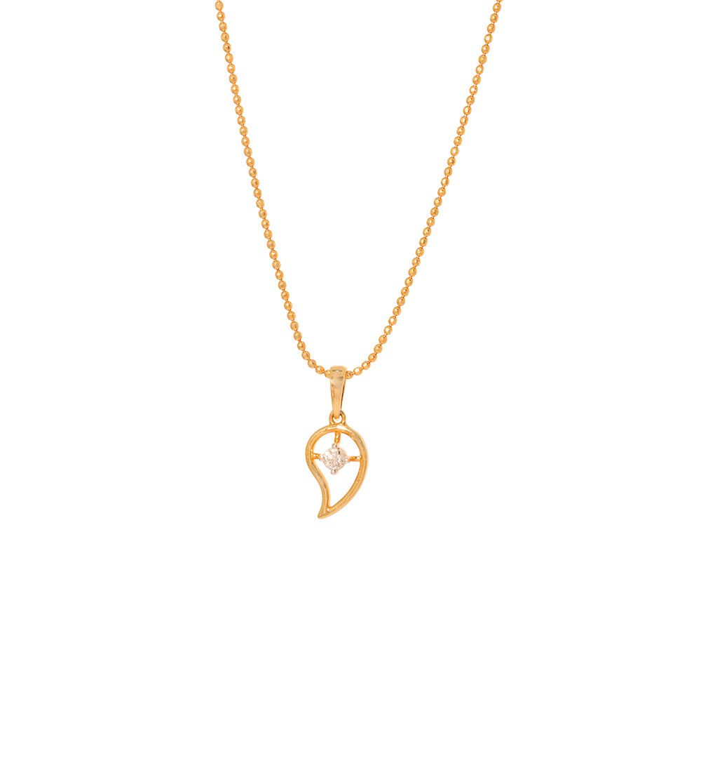 Radiant Teardrop Diamond Pendant (Pendent Only)