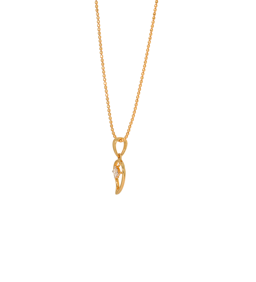 Radiant Teardrop Diamond Pendant (Pendent Only)