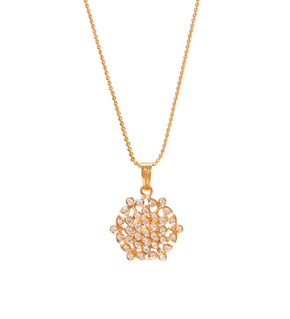 Radiant Cluster Close-Setting Diamond Pendant (Pendent Only)