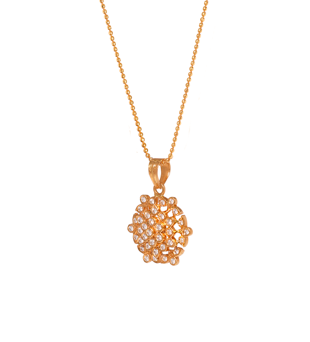Radiant Cluster Close-Setting Diamond Pendant (Pendent Only)