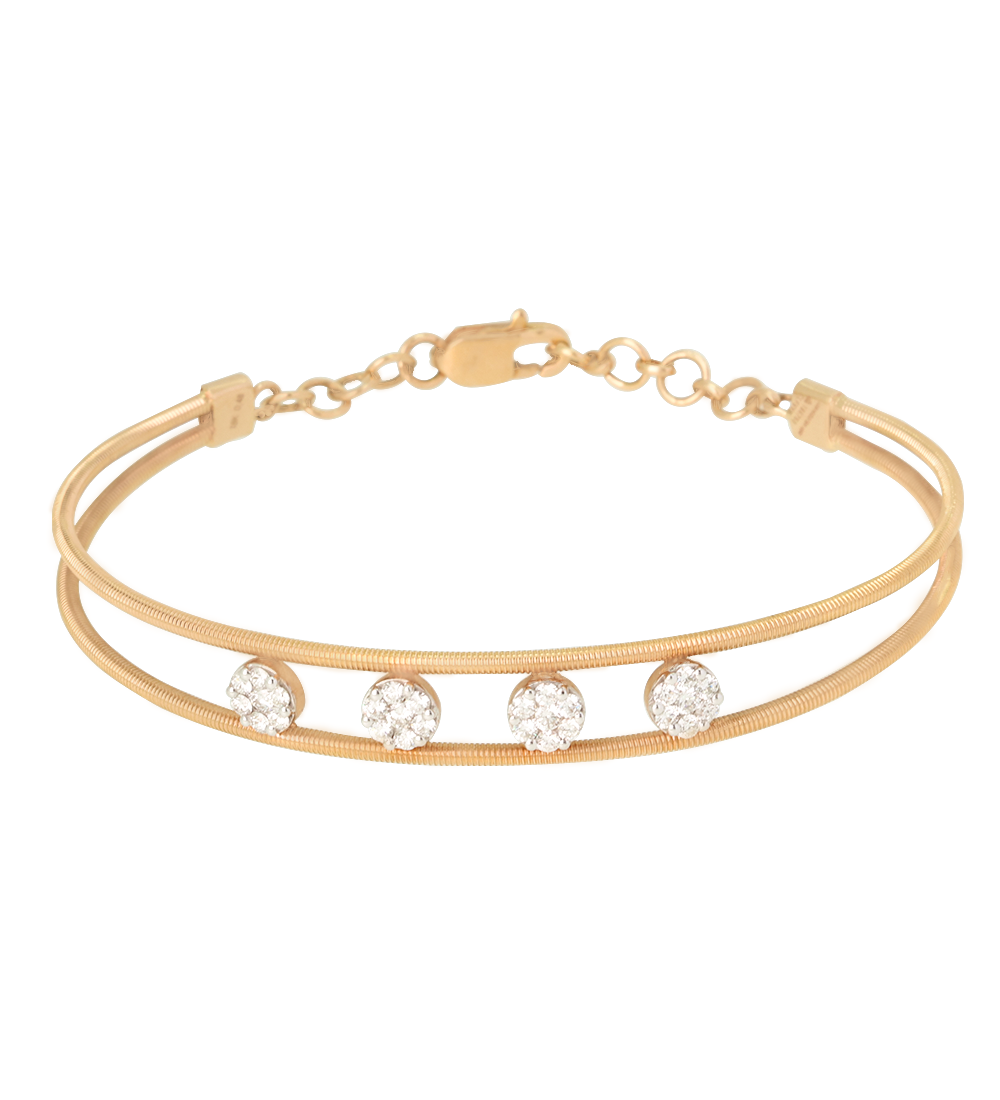 Rose Glow Diamond Bracelet