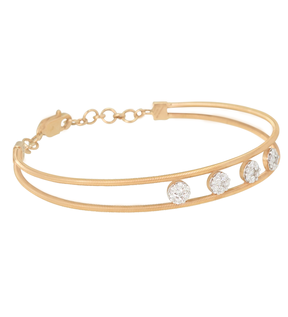 Rose Glow Diamond Bracelet