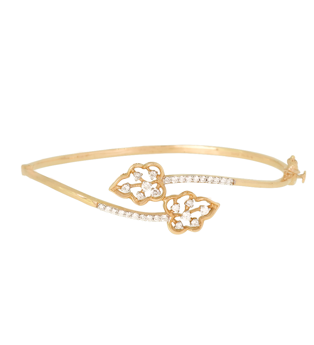 Leaf Grace Diamond Bracelet
