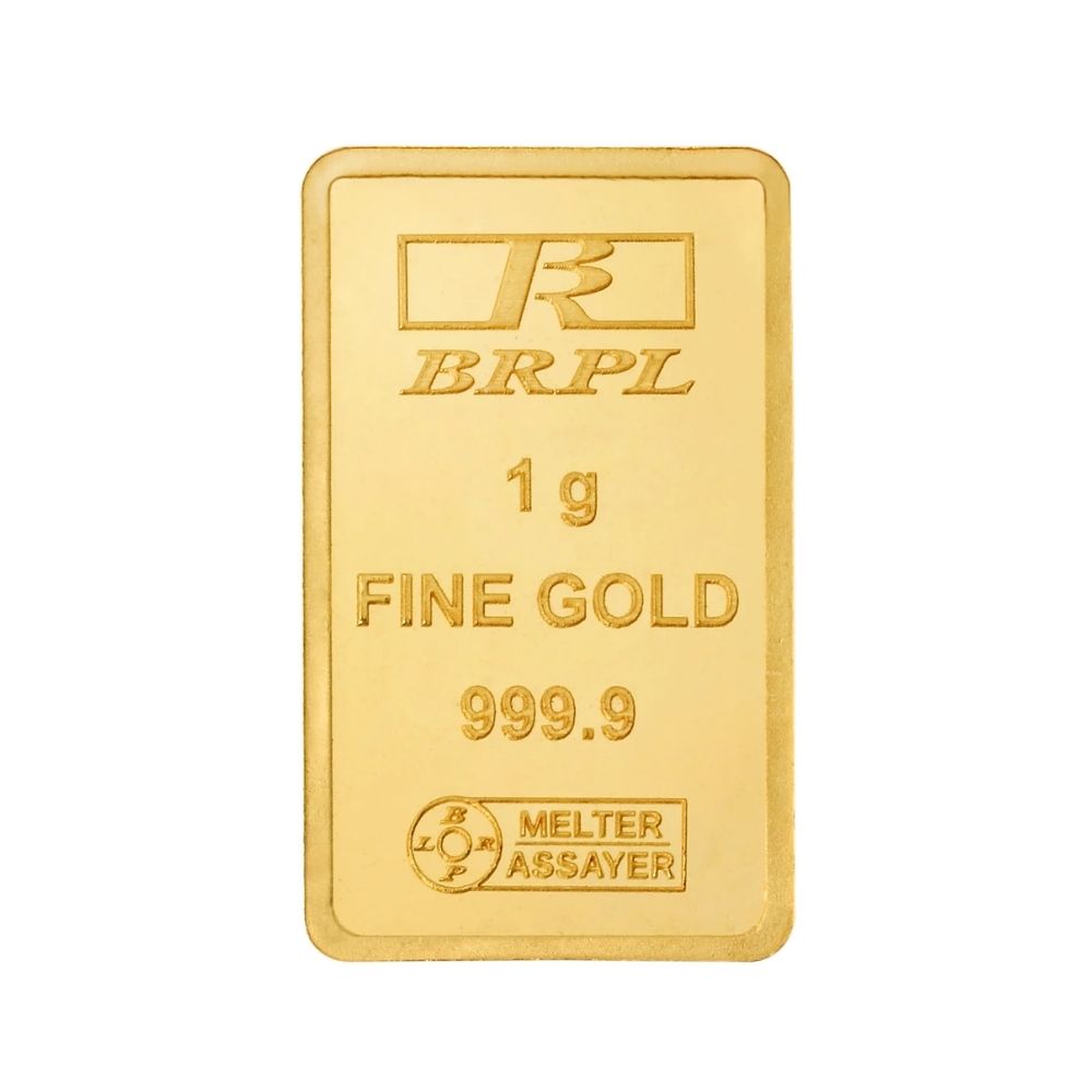 BRPL 1 Gram 999.9 Fine Gold Bar