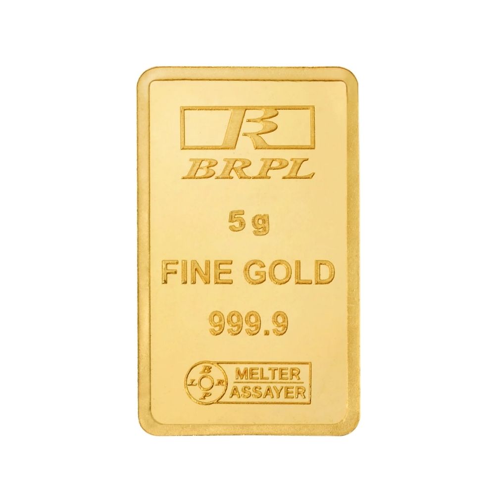 BRPL 5 Gram 999.9 Fine Gold Bar