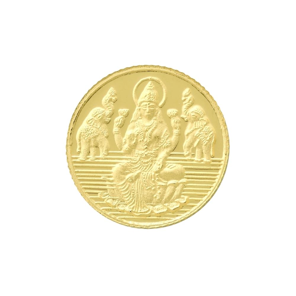 999.9 Fine Gold Lakshmi Coin