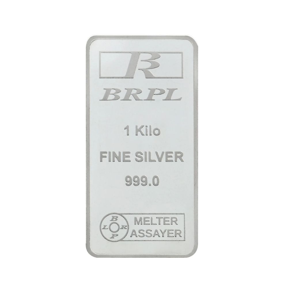 BRPL 1000 Gram 999.0 Fine Silver Bar