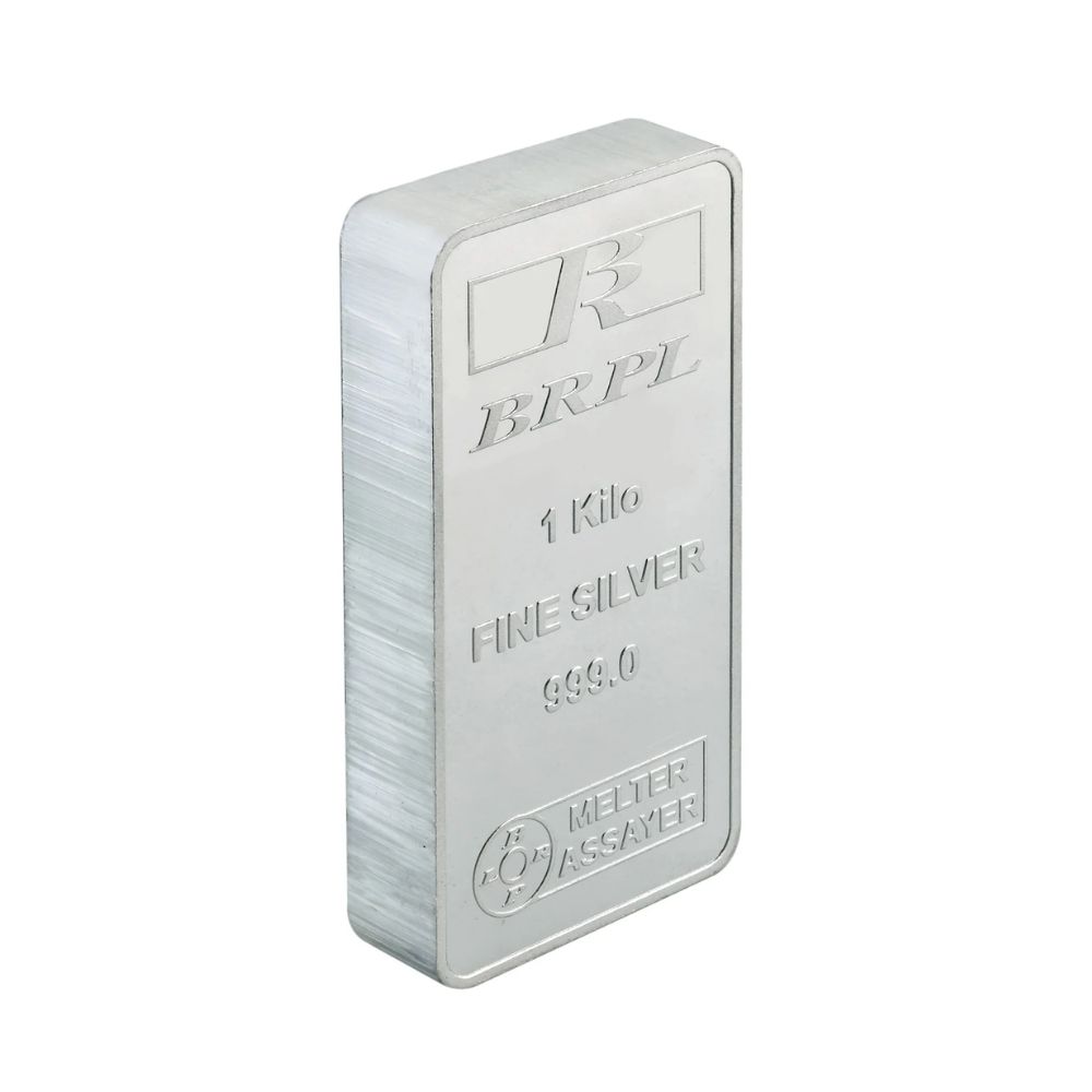 BRPL 1000 Gram 999.0 Fine Silver Bar