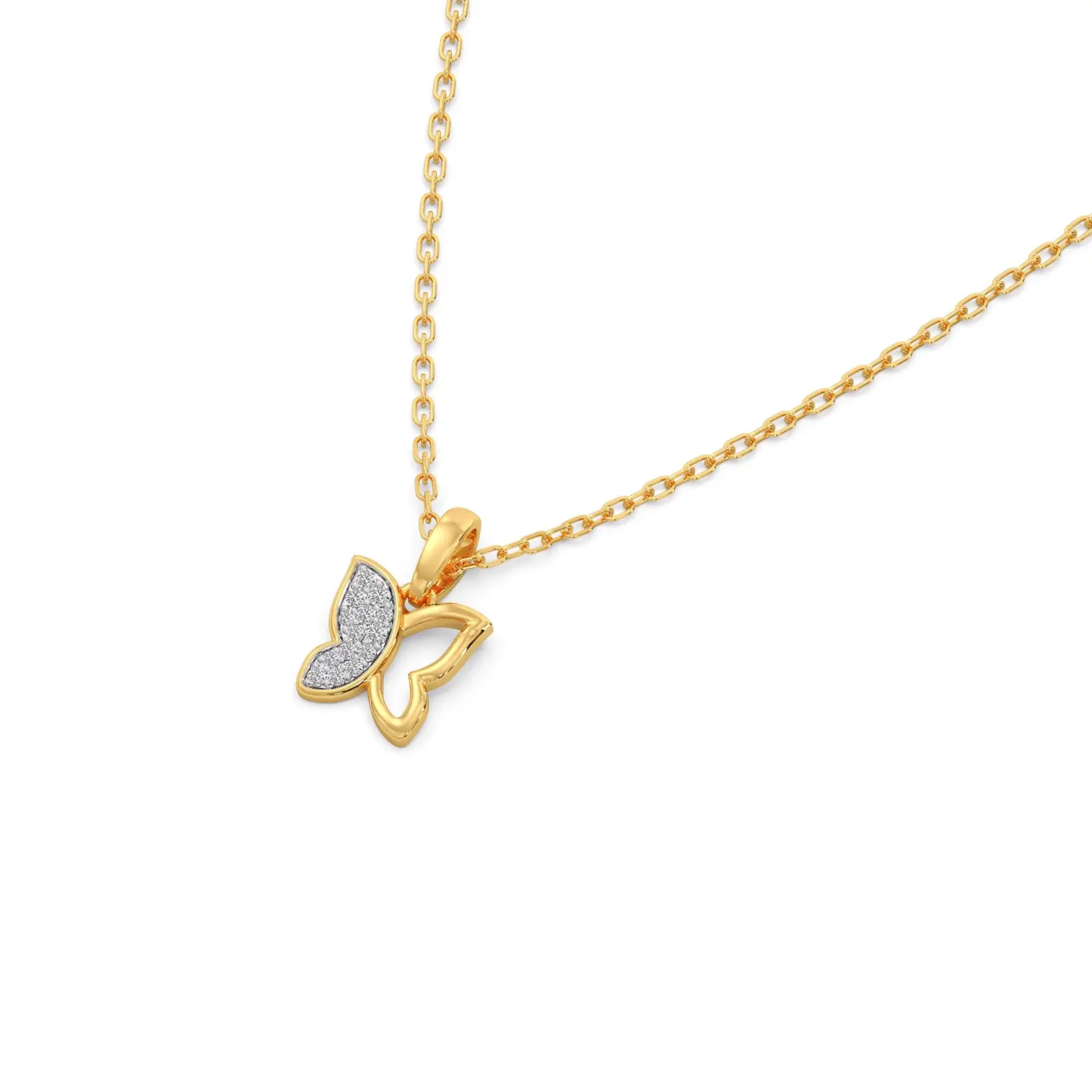 Radiant Sunburst Diamond Pendant