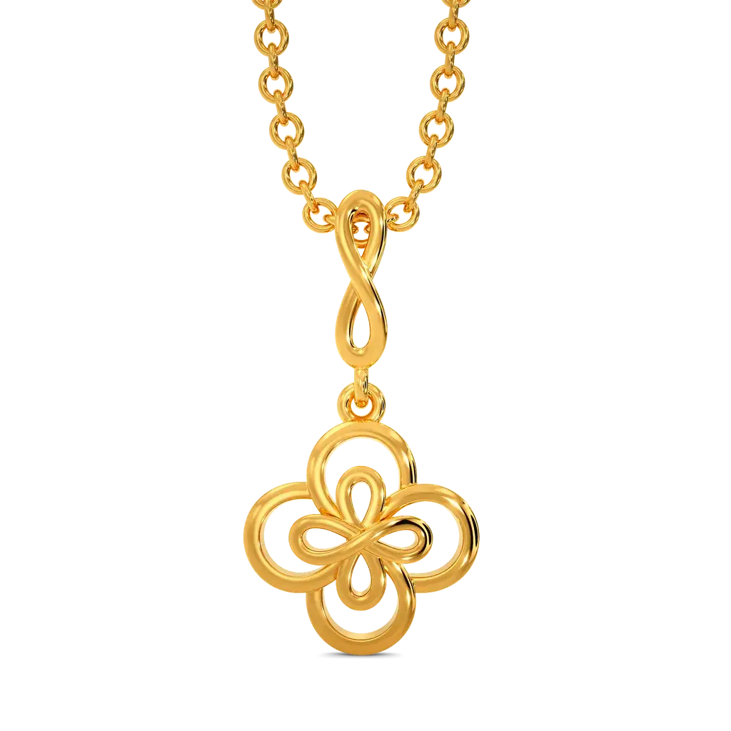 Crochet Craze Gold Pendant