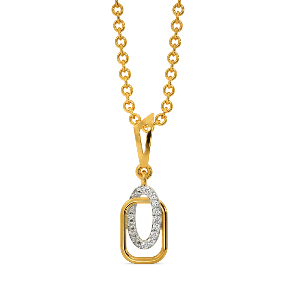 Buckled Edit Diamond Pendant