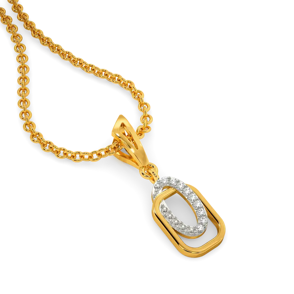 Buckled Edit Diamond Pendant
