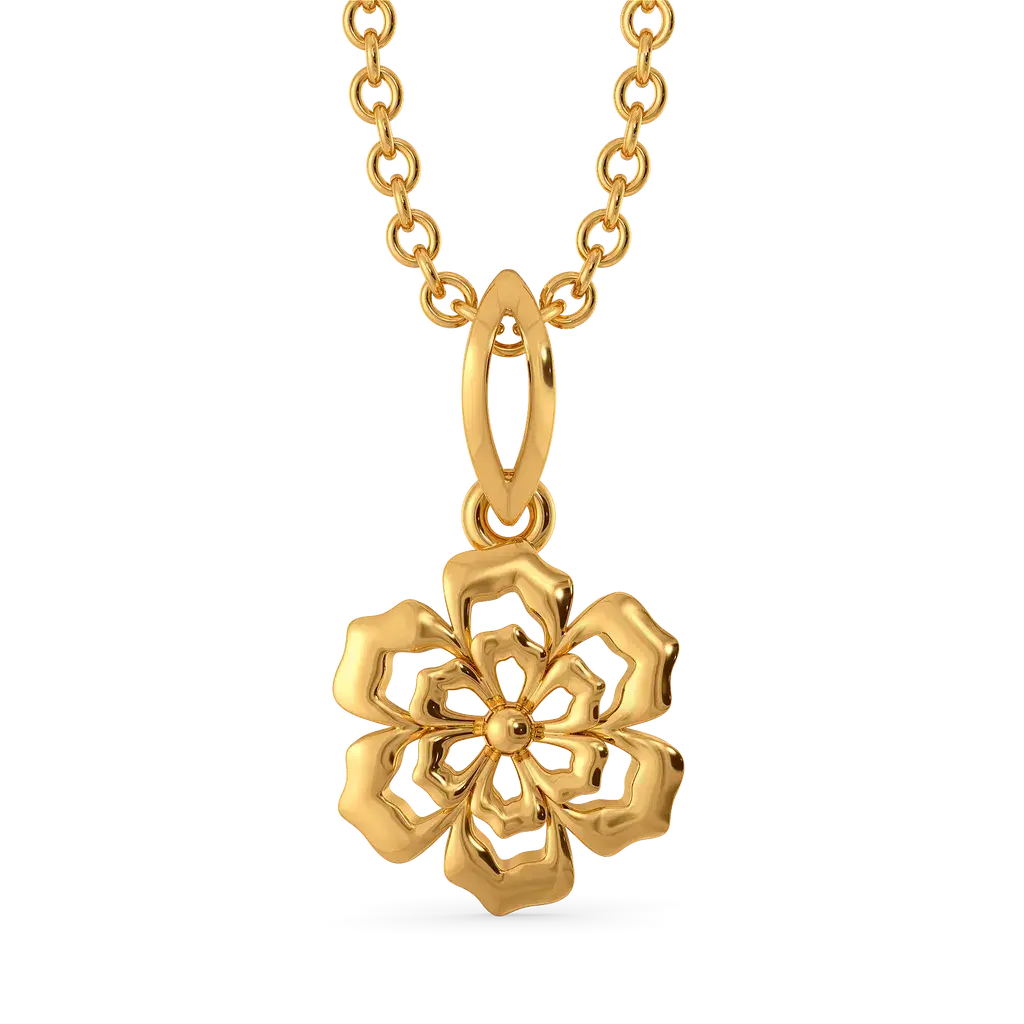 Party in Papier Gold Pendant