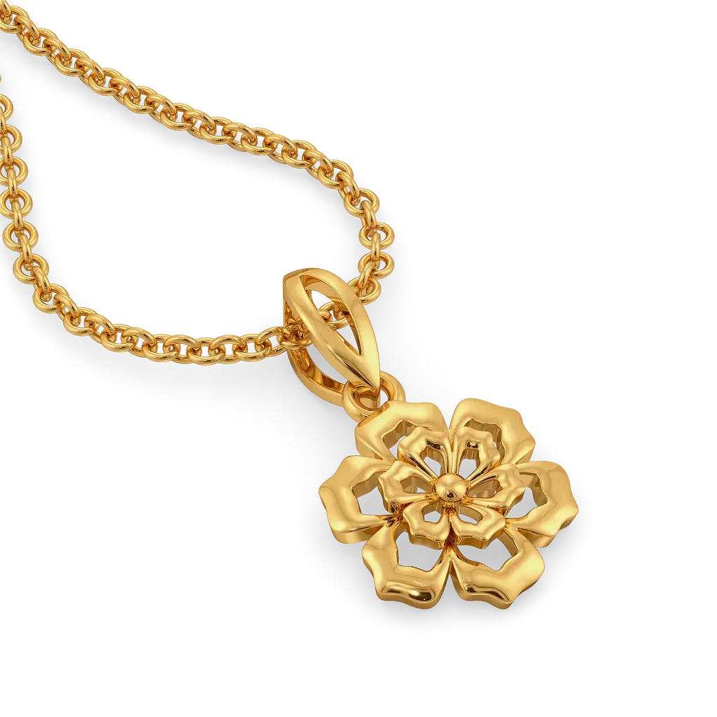 Party in Papier Gold Pendant