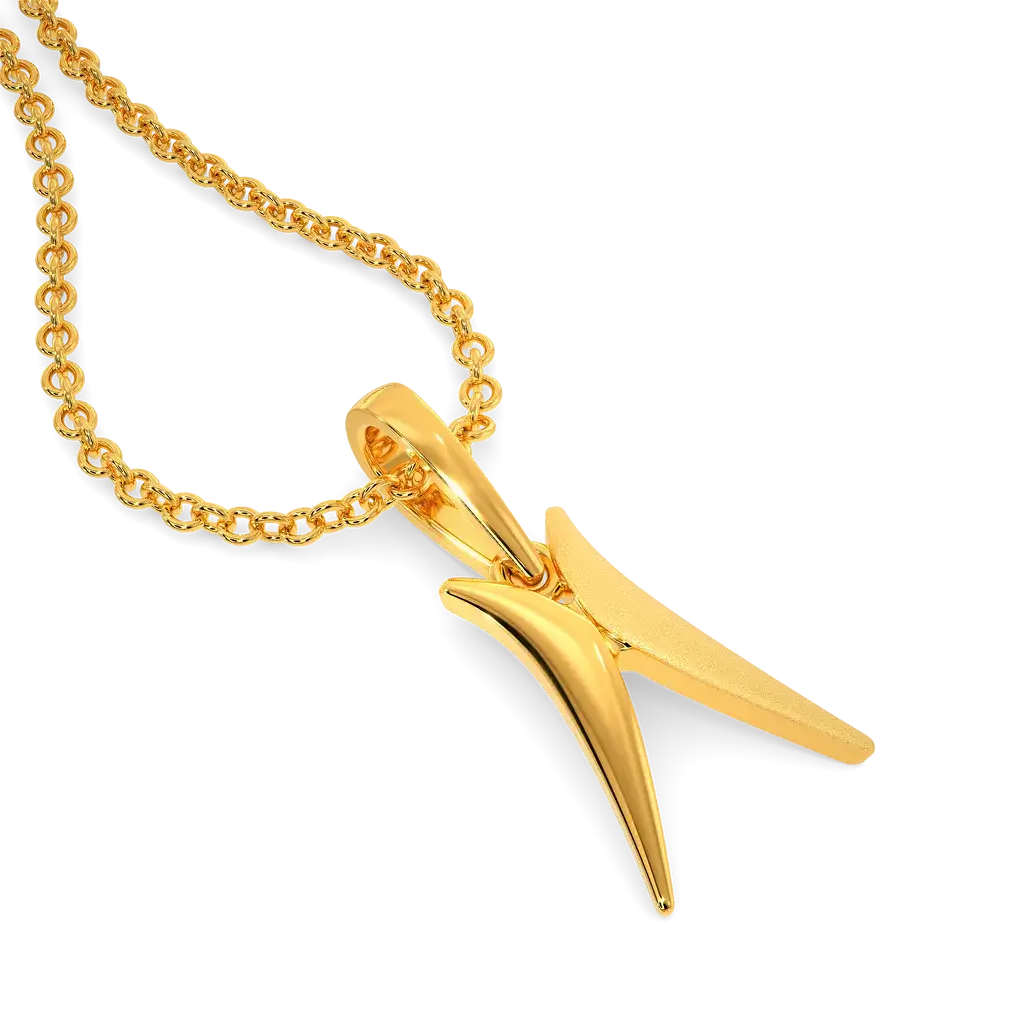 Boldest Bling Gold Pendant