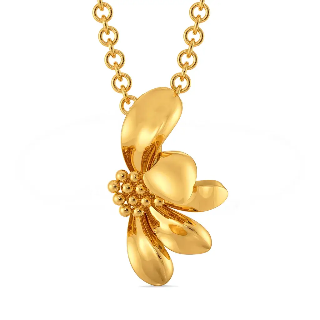Daisy Glory Gold Pendant