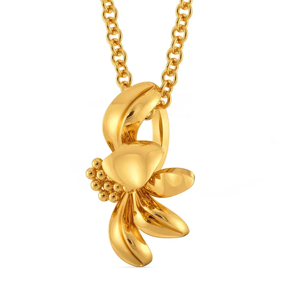 Daisy Glory Gold Pendant