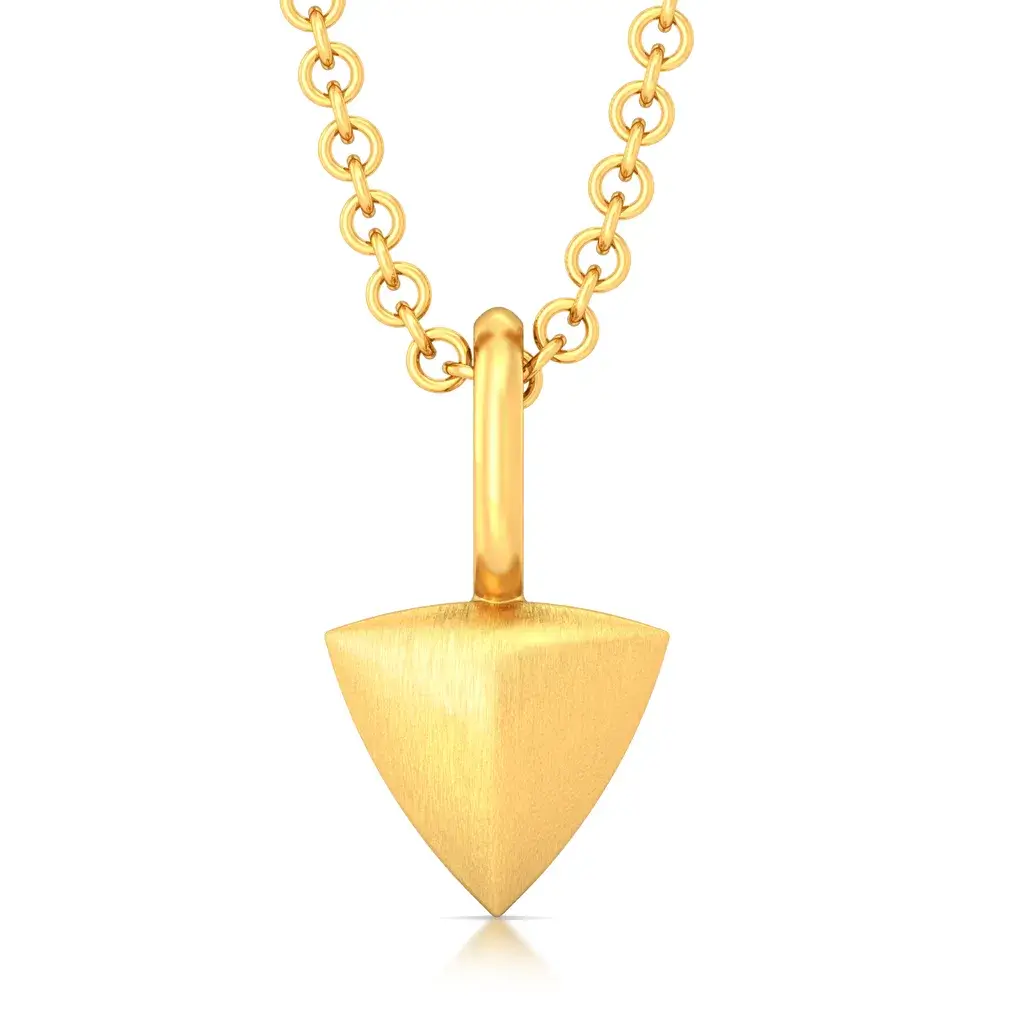 Arrowed Gold Pendant