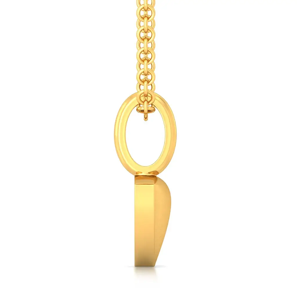 Arrowed Gold Pendant