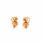 Seren Swirl 18K Rose Gold Diamond Earrings