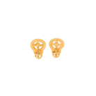 Teardrop Charm 18K Yellow Gold Diamond Earrings