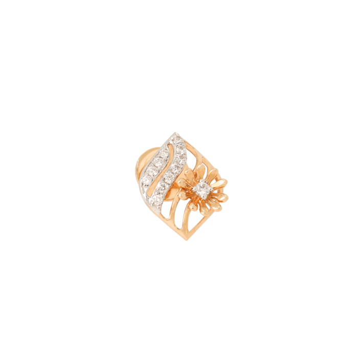 Radiant Crest 18K Rose Gold Diamond Earrings Radiant Crest 18K Rose Gold Diamond Earrings