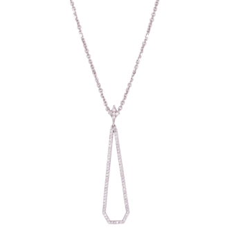 Geometric Glow Diamond Pendant