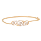 Triple Leaf Diamond Bracelet