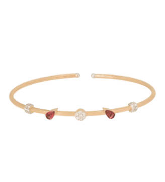 Crimson Glow Diamond & Ruby Bracelet