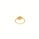 Geometric Grace 18K Yellow Gold Diamond Ring