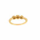 Trio Bloom 18K Yellow Gold Diamond Ring