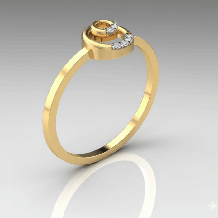Eternal Circle Diamond Ring (DR-4193) Eternal Circle Diamond Ring (DR-4193)