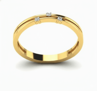 Eterna Gleam 18Kt Diamond Band Ring