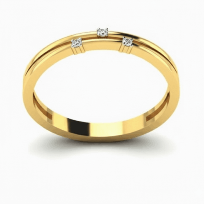 Eterna Gleam 18Kt Diamond Band Ring Eterna Gleam 18Kt Diamond Band Ring