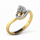 18Kt Heart-Shaped Diamond Ring – Symbol of Eternal Love