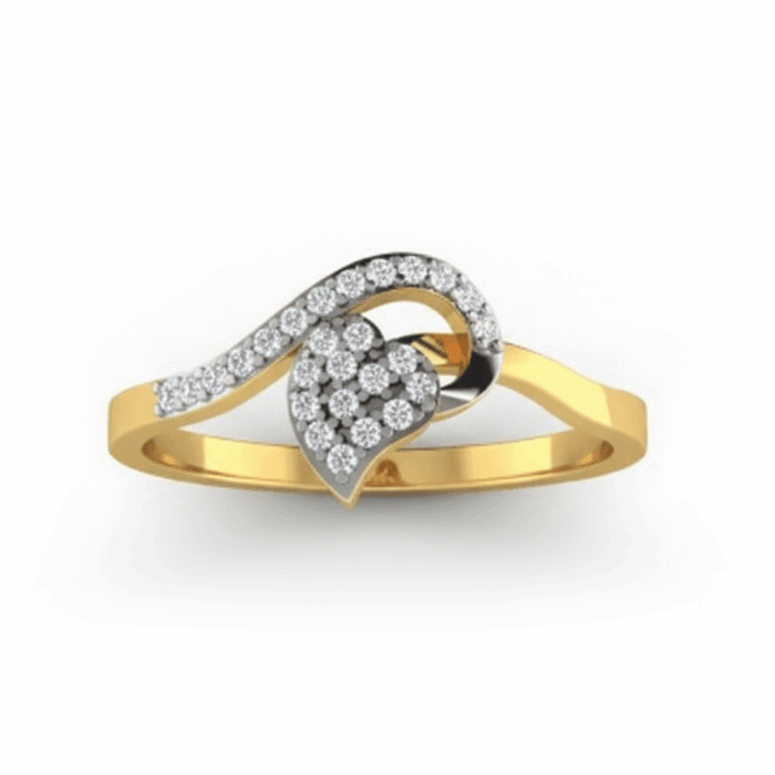 18Kt Heart-Shaped Diamond Ring – Symbol of Eternal Love 18Kt Heart-Shaped Diamond Ring – Symbol of Eternal Love