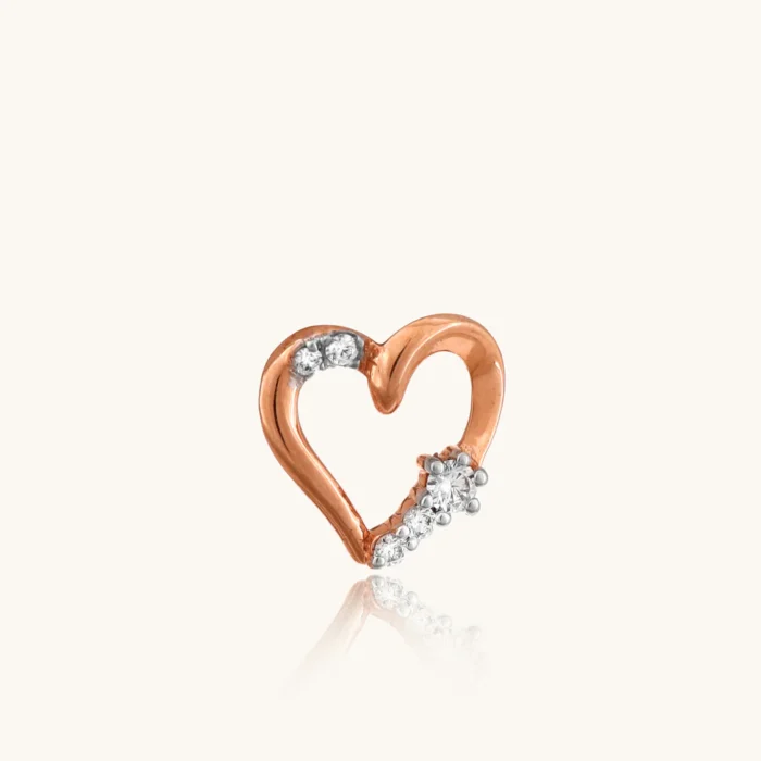 Tiny Heart Diamond Pendant02 Best jewellery shop in Bangalore bridal necklace set